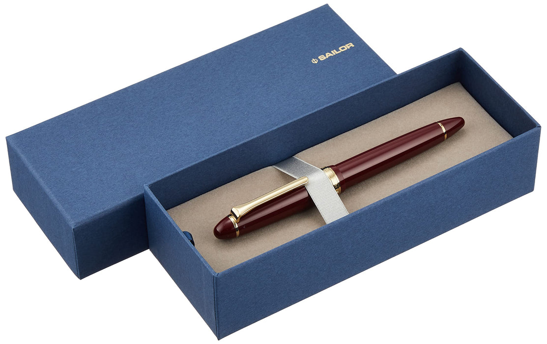 Sailor Fountain Pen - Profit Casual Red with Gold Trim - Music Nib 11-0570-930
