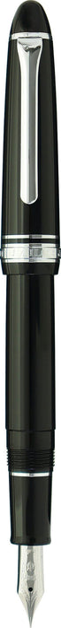 Sailor 鋼筆中型細利潤休閒黑色帶銀色飾邊 11-0571-320
