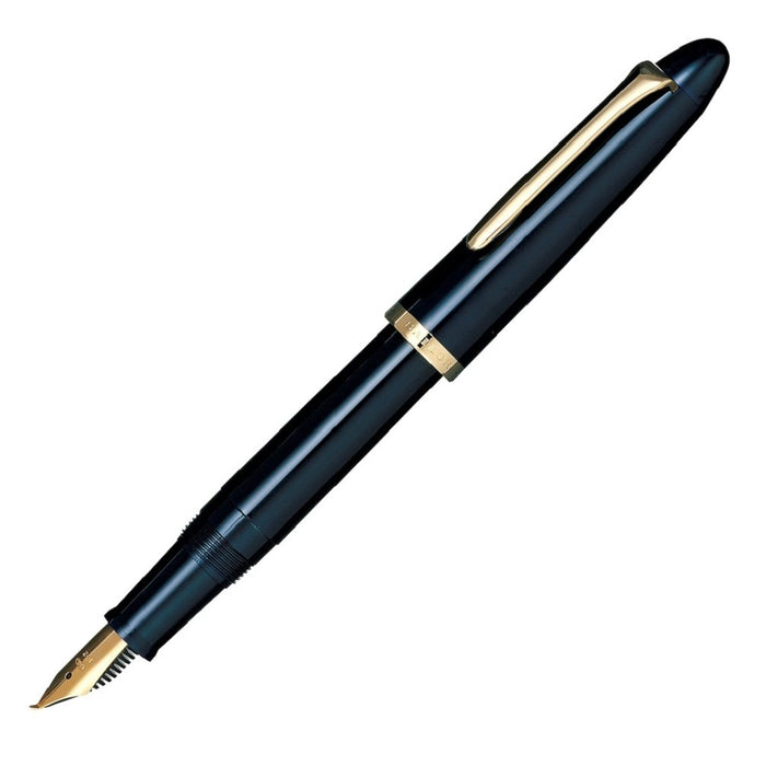Sailor Fountain Pen Fude De Mannen Profit - Special Nib - Navy Blue 10-0212-740