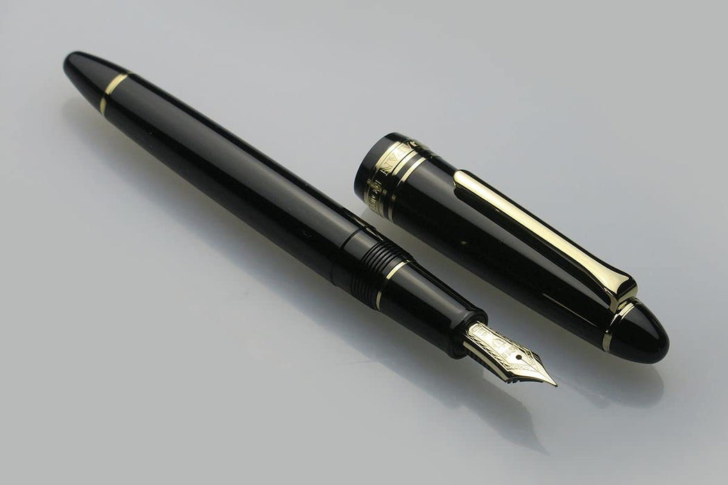 Sailor Fountain Pen Profit - Medium Fine Black with Light Gold Trim 11-1038-320