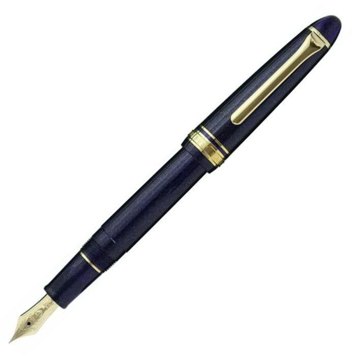 Sailor 钢笔 Profit Light 带金色装饰 闪亮蓝色 超细 11-1038-140