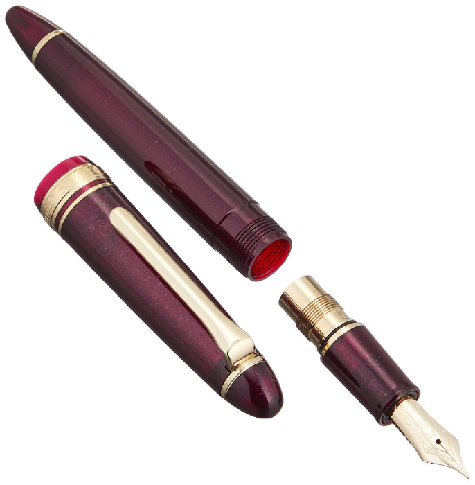 Sailor Fountain Pen Profit with Fine Point and Light Gold Trim Shining Red - 11-1038-230