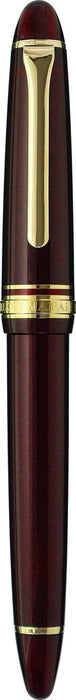 Sailor Fountain Pen Profit Light Gold Trim Shining Red Medium Point 11-1038-430
