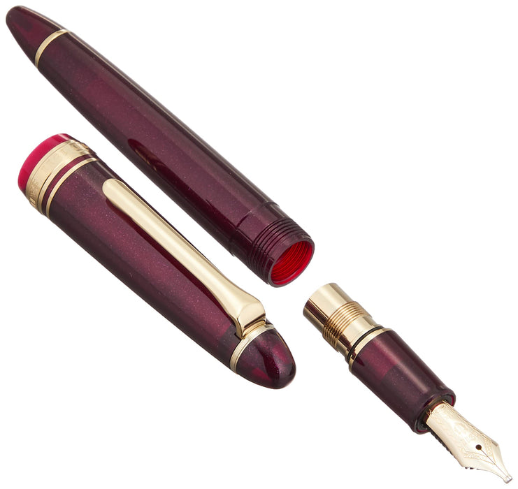 Sailor Fountain Pen Profit Light Gold Trim Shining Red Music 11-1038-930 Model