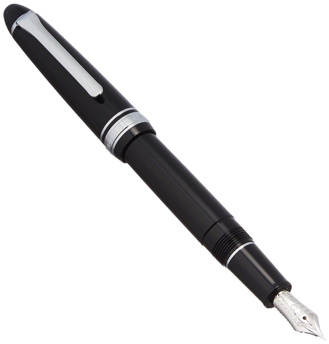 Sailor 钢笔 - 超细 Profit Light 带银色装饰 黑色 11-1039-120
