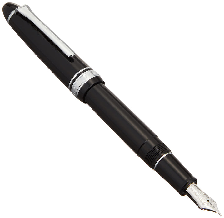 Sailor 钢笔 Profit 细笔尖银色装饰黑色型号 11-1039-220