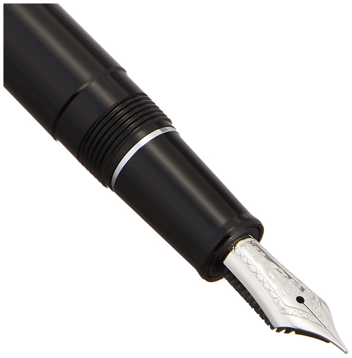 Sailor 钢笔 Profit 细笔尖银色装饰黑色型号 11-1039-220