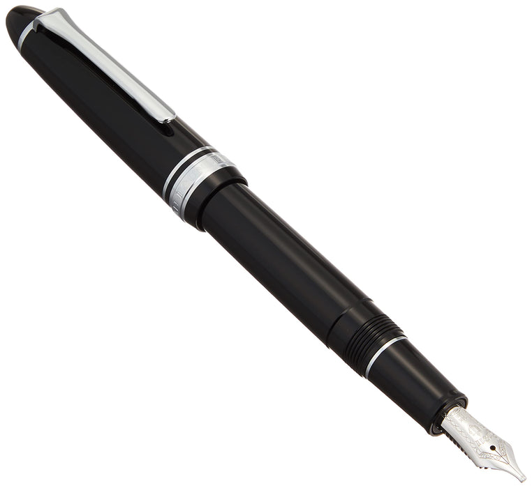Sailor Fountain Pen Profit Light with Silver Trim Black Music Nib 11-1039-920