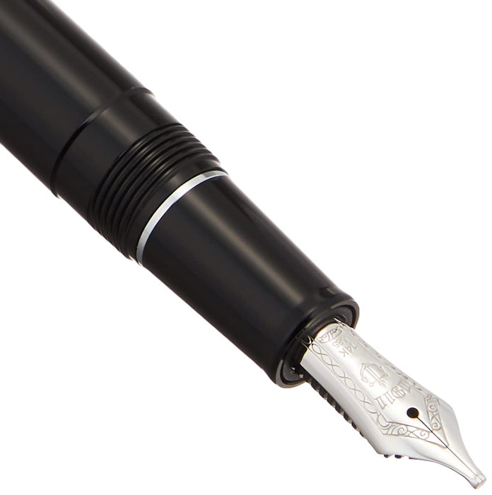Sailor 钢笔 Profit Light 带银色装饰黑色音乐笔尖 11-1039-920