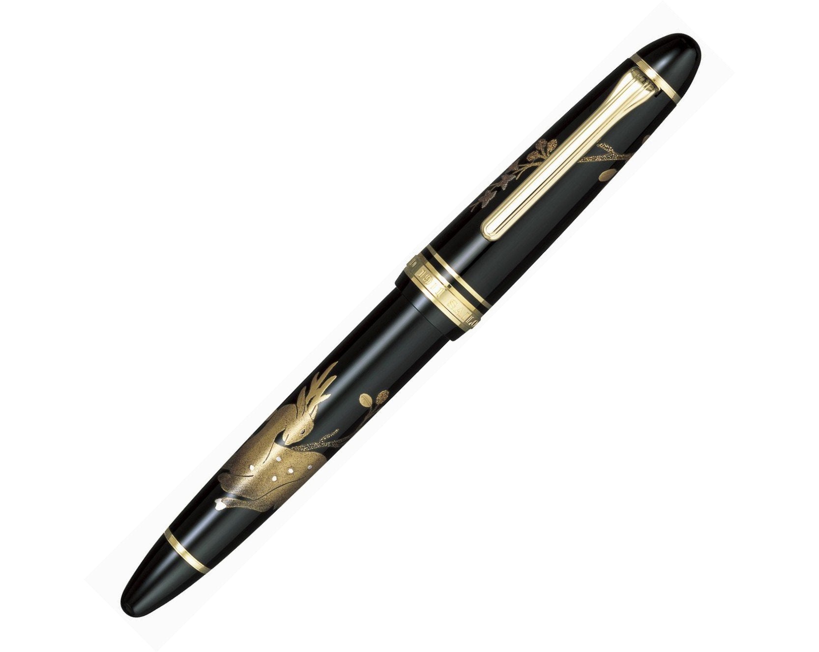 セーラー プロフィット 蒔絵 中字 万年筆 鹿 デザイン 11-9518-420