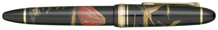 Sailor Fountain Pen Profit Makie Red Fuji and Crane Medium Point 11-5010-420