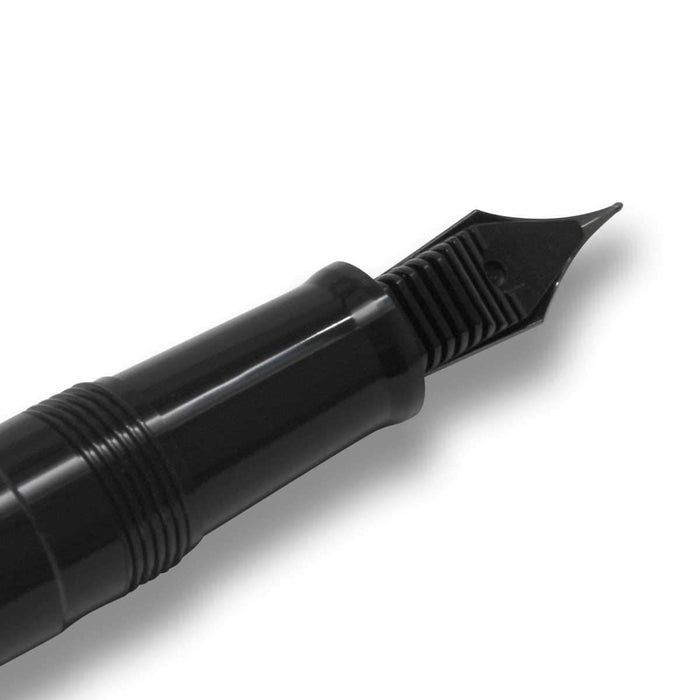 Sailor Fountain Pen Recle All Black Medium Fine - Classic Writing Tool 12-0332-320