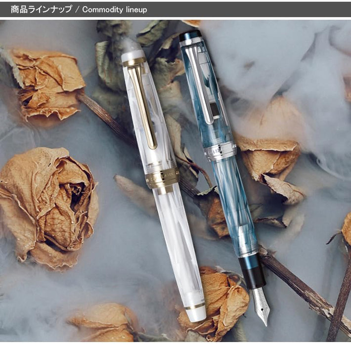 Sailor 钢笔 Veilio 珍珠白 21K 中号粗体 GT 11-5045-610