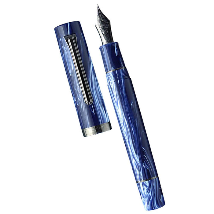 Sailor Luminous Shadow Storm Blue Medium Point Fountain Pen 109687440