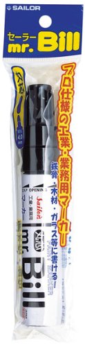 Sailor Fountain Pen Industrial Marker Mr. Bill Black Edition 29-0602-020