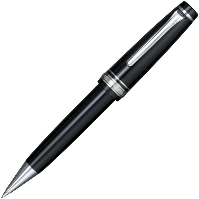 Sailor Professional Gear Silver Black Fountain Pen and Mechanical Pencil 21-1037-720