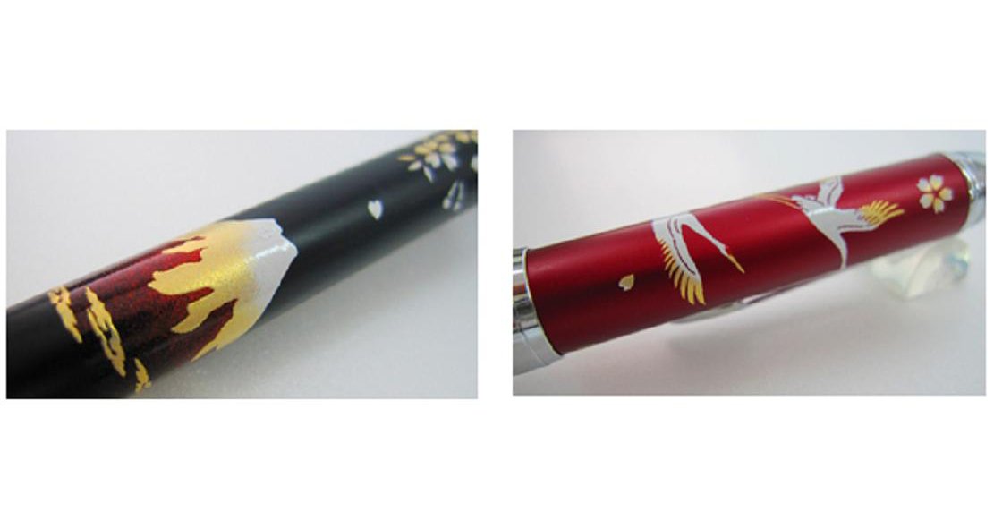 Sailor 多功能钢笔 优雅莳绘鹤图案 黑色 2 种颜色 16-0334-220