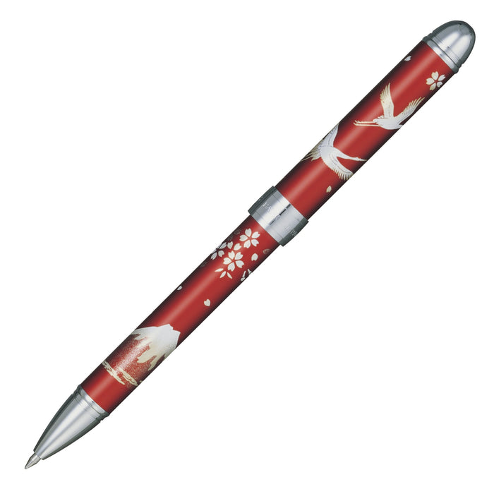 Sailor Fountain Pen Multi-Function 2-Color Sharp Elegant Makie Crane Red 16-0334-230
