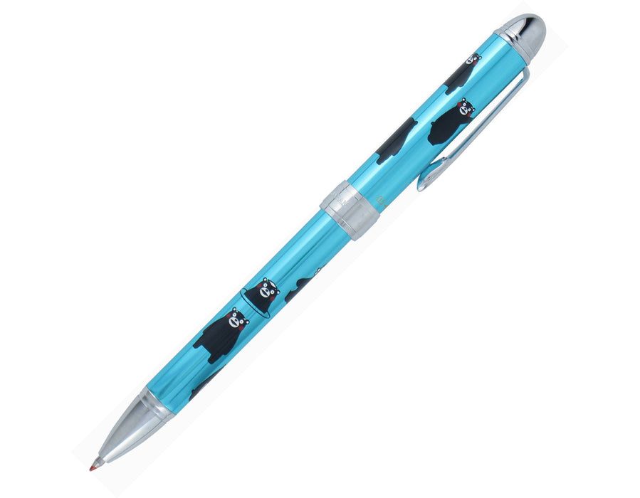 Sailor Fountain Pen Multifunctional 2 Color Makie Kumamon Blue Metal 16-8378-244
