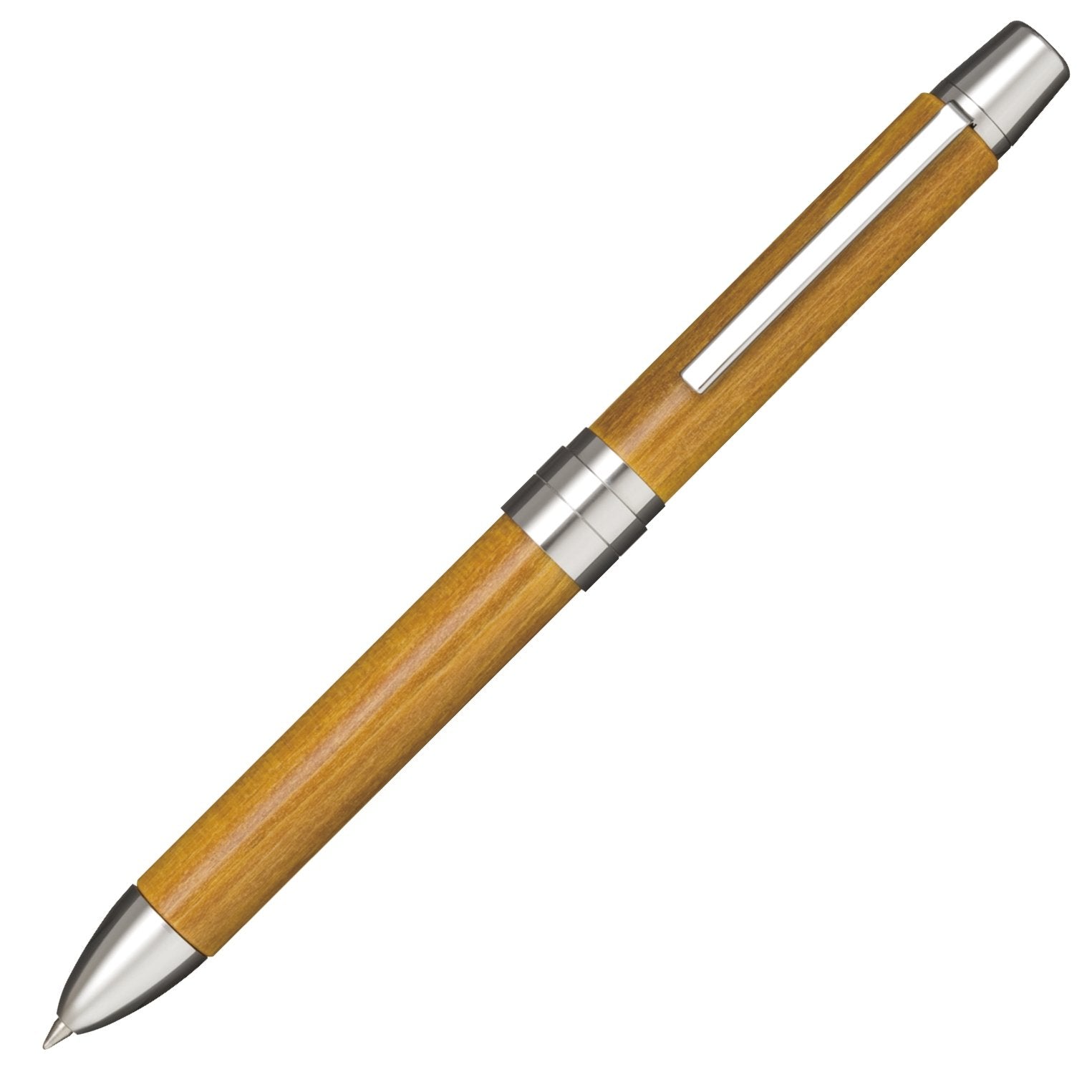 Sailor Fountain Pen Multifunctional 2-Color with Sharp Refino W Brown Wooden Shaft