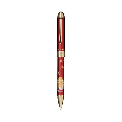 Sailor Fountain Pen Multifunctional Graceful Makie Fuji Red Model 16-0352-230