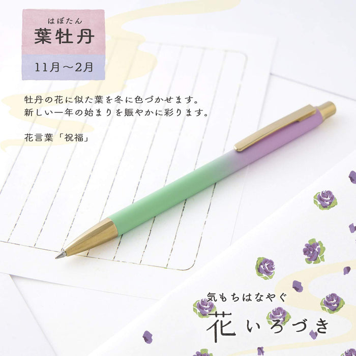 Sailor 钢笔 0.7 毫米油性圆珠笔花色叶牡丹图案