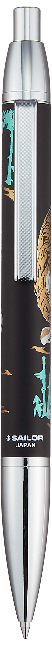 Sailor Fountain Pen Four Gods Byakko Black Graceful Makie Oil-Based Ballpoint 16-0374-220