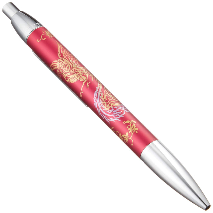 Sailor Fountain Pen - Graceful Makie Four Gods Suzaku Red Oil-Based Ballpoint 16-0375-230
