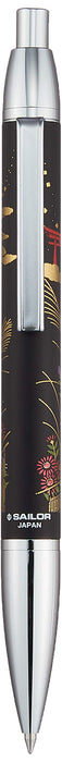 Sailor Fountain Pen Graceful Makie Kyoto Shuso Oil-Based Black Ballpoint 16-0367-220