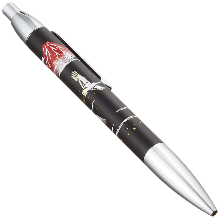 水手鋼筆，優雅蒔江富士山和鶴設計油性黑色原子筆