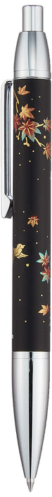 水手鋼筆，手掌上飾有優美的蒔繪小鳥圖案黑色 16-0366-220