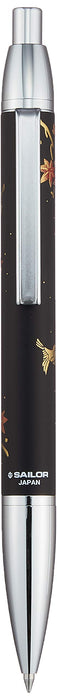 Sailor Fountain Pen with Graceful Makie Small Bird on Palm Design Black 16-0366-220