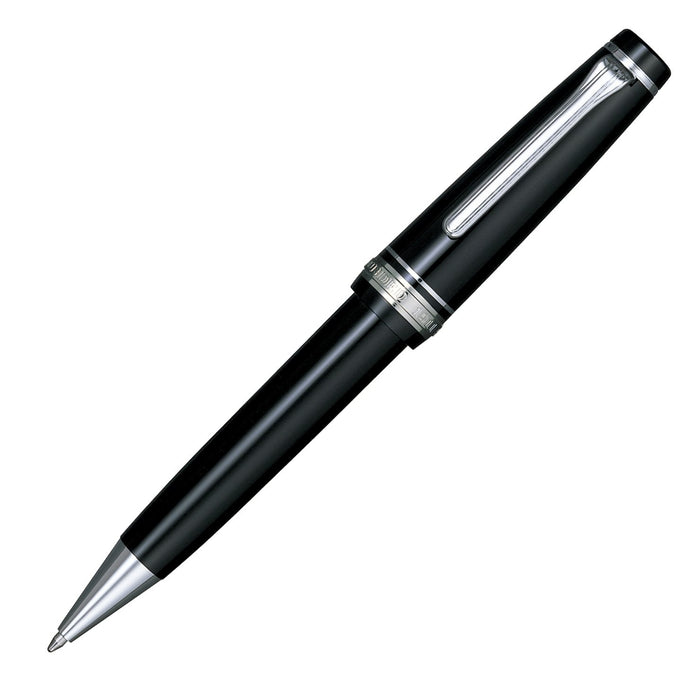 Sailor Fountain Pen Professional Gear Silver Black Oil-Based Ballpoint Pen 16-1037-620