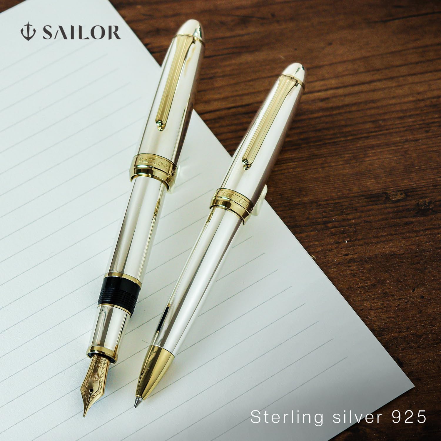 Sailor Fountain Pen Profit 21 0.7Mm Oil-Based Ballpoint Sterling Silver 925