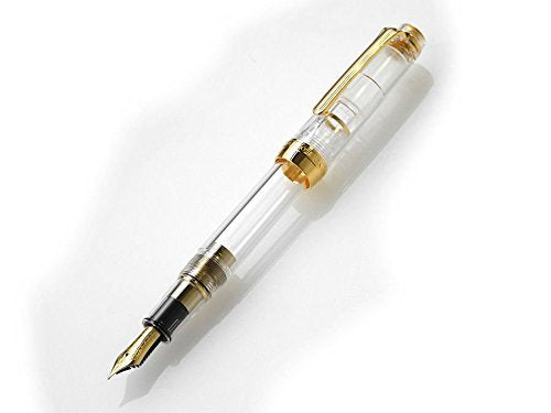 Sailor 鋼筆專業齒輪細長中型金色透明 11-9096-400