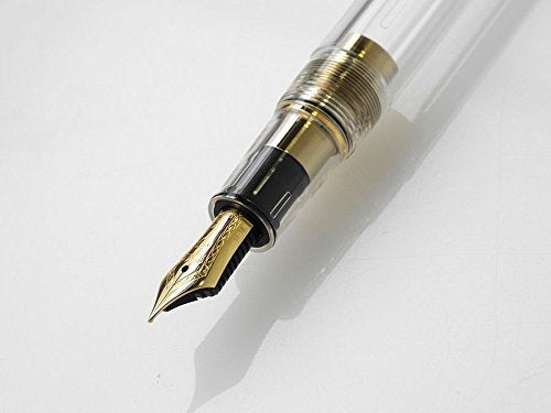 Sailor 鋼筆專業齒輪細長中型金色透明 11-9096-400