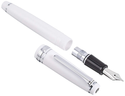 Sailor Professional Gear Slim Fountain Pen Bold Silver White 11-1222-610
