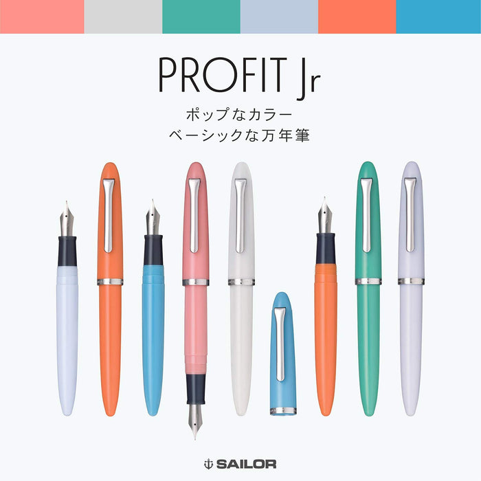 Sailor Profit Junior Aqua Green Medium Fine Fountain Pen 12-0222-360