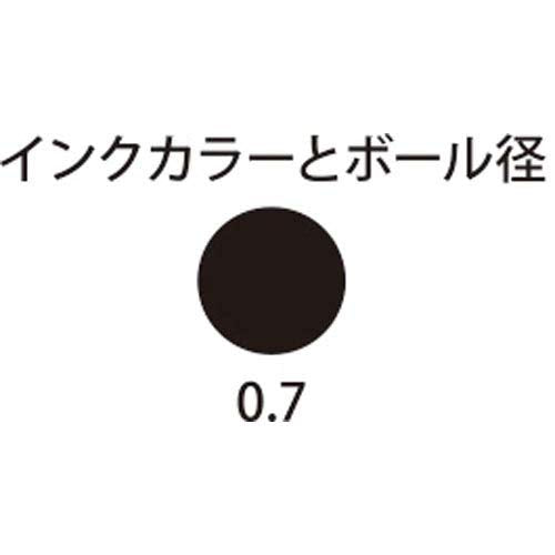 Sailor 钢笔替换芯 0103 0.7 毫米黑色墨水 5 支装 18-0103-220