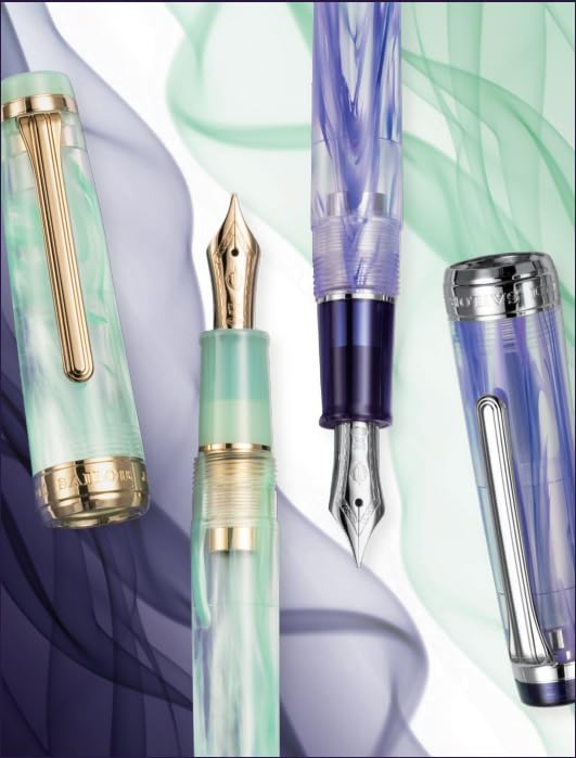 Sailor Fountain Pen Veilio Pearl Mint Gt 21K Medium Dual-Use EF Model 11-5045-167