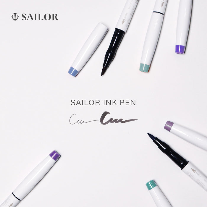 Sailor Fountain Pen 3-Color Set Sandy Beach Late At Night Water-Based Ink 25-0900-006