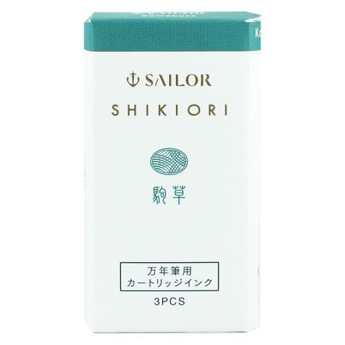 Sailor Fountain Pen Komagusa 13-0350-230 Four Seasons Landscape Ink Cartridge 3-Pack