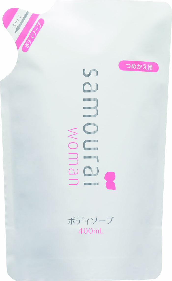 Samourai Woman Samurai Body Soap Refill 400ml - Refreshing Cleanser