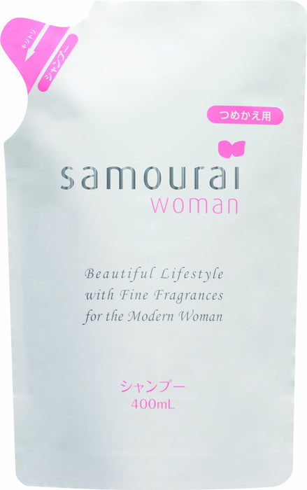 Samourai Woman Samurai Woman Shampoo Refill 400mL for Lustrous Hair