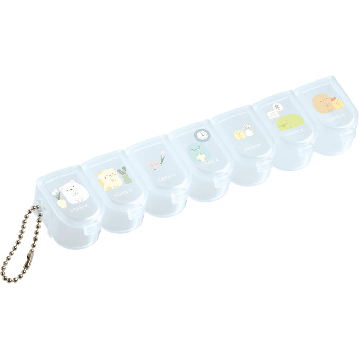 San-X Sumikko Gurashi Blue Pill Case - Character Mix Fb54403