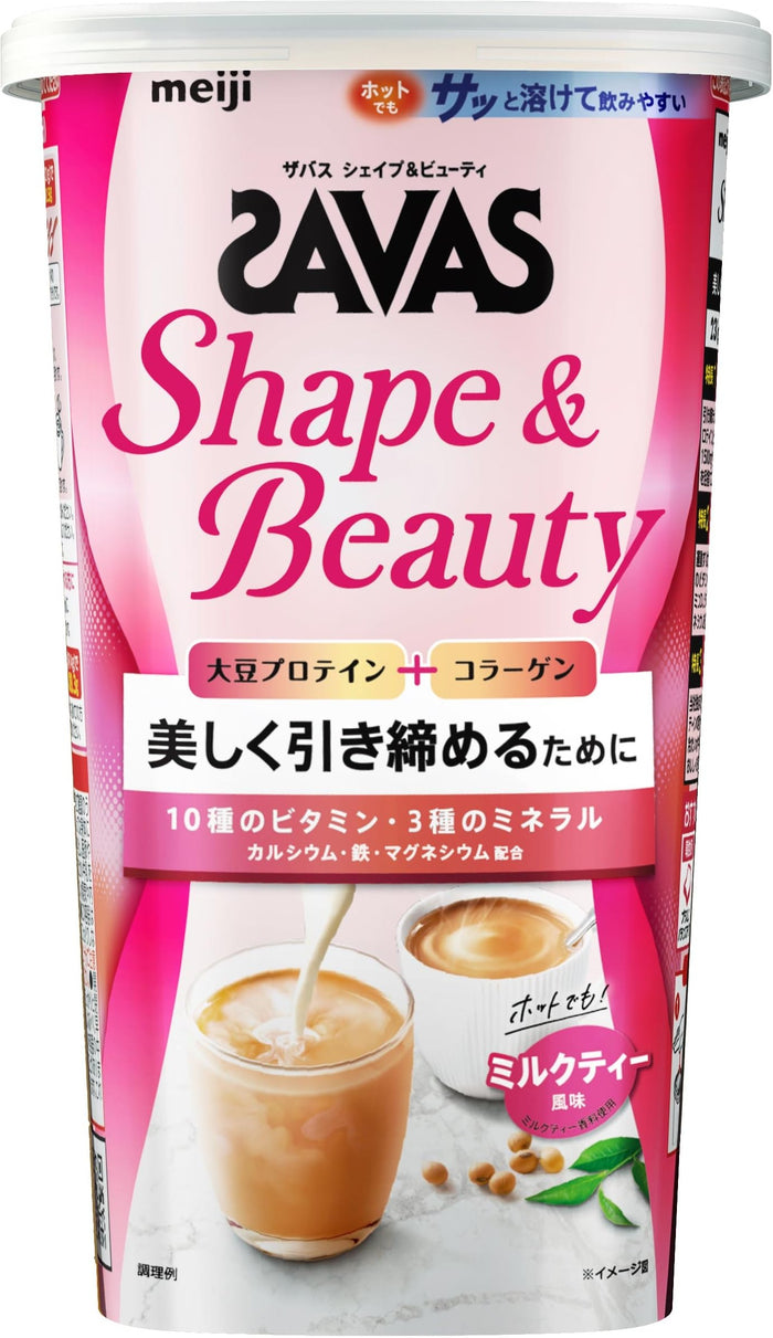 Sabas Shape & Beauty Milk Tea Flavor Protein Powder 231g