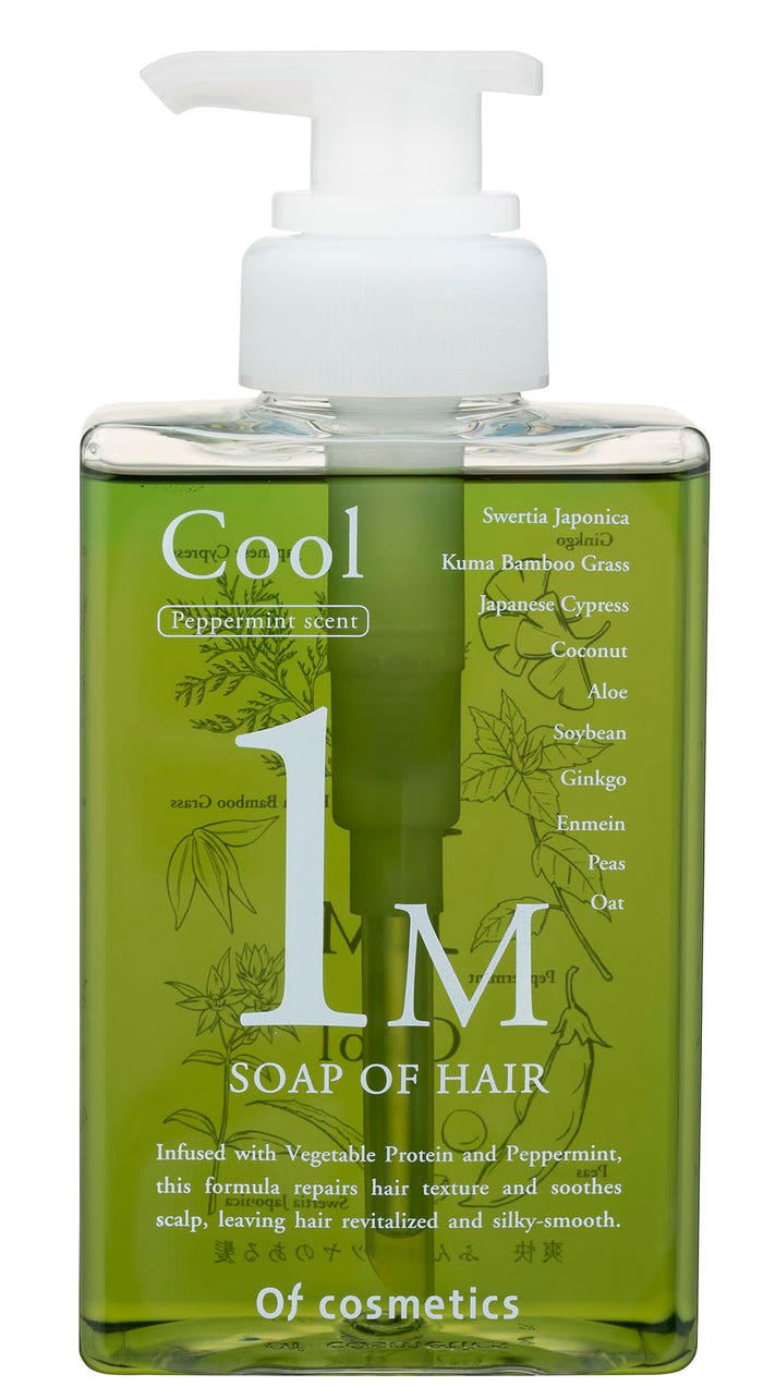 Of Cosmetics Soap Of Hair 1-M Peppermint Scalp Care Shampoo 265ml for Dandruff