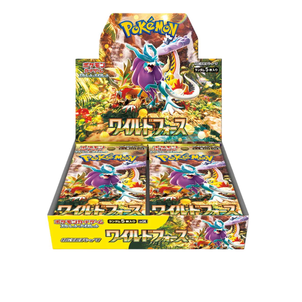 【Pre-order Pokemon TCG SV5K 】Scarlet & Violet Wild Force New/Sealed Box