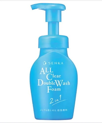 Shiseido Senka All Clear Double W Foam 150ml - Popular Japanese Foam Cleanser