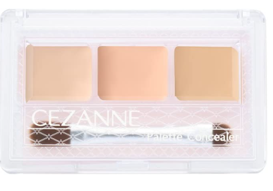 Cezanne Palette Concealer Mix Color With Brush 13g - High Coverage Concealer